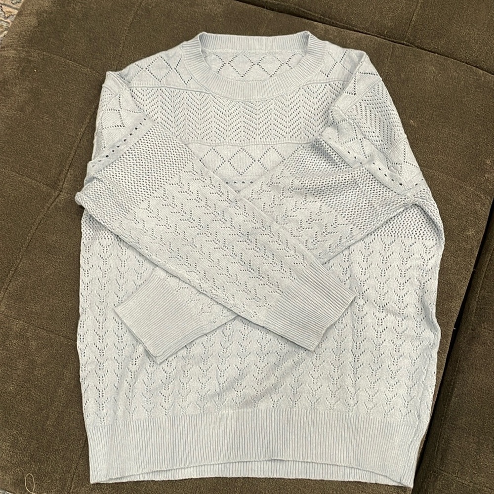 Light blue sweater